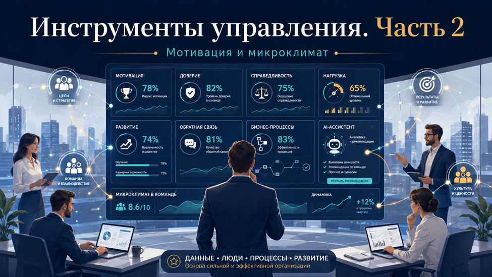 Инструменты управления. Часть 2. Мотивация и микроклимат