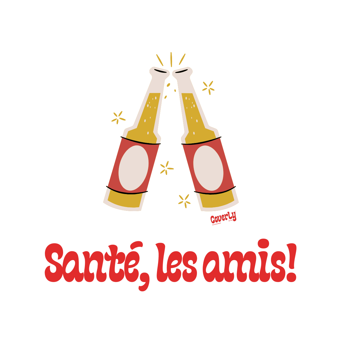 Santé, les amis! (with beer)