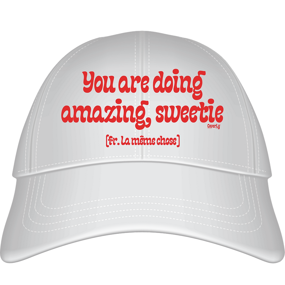 You are doing amazing, sweetie