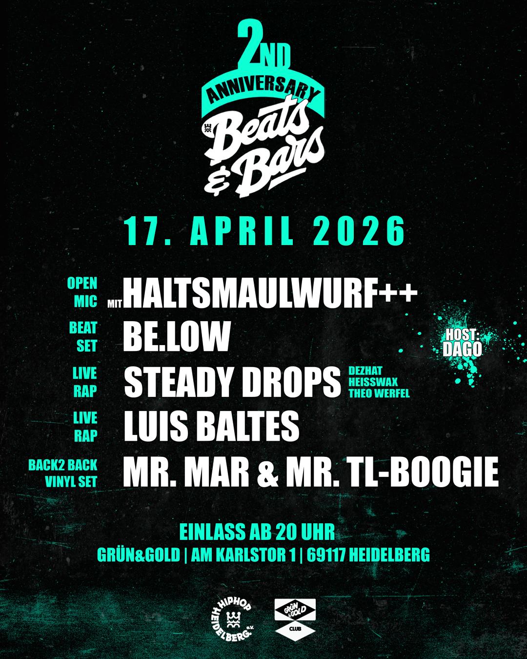 Beats & Bars - 2nd anniversary