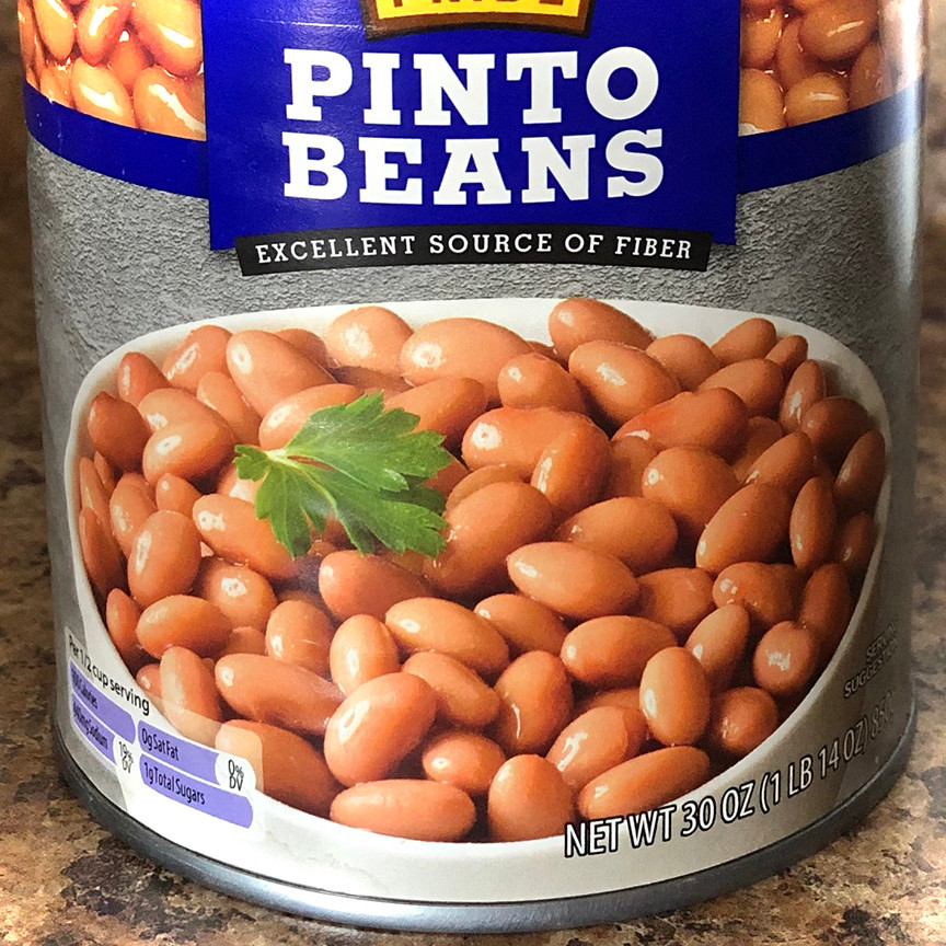 can of pinto beans