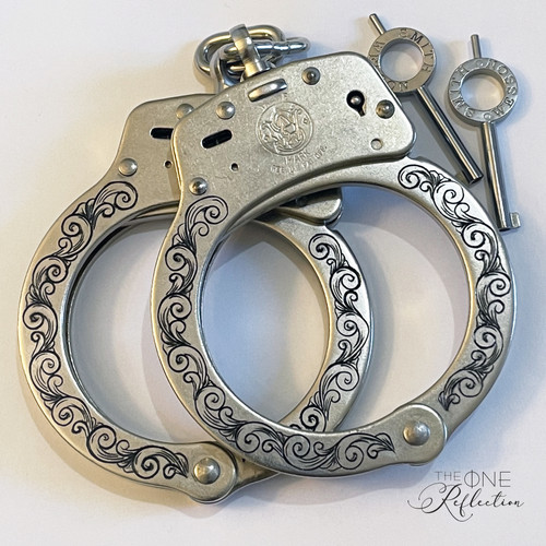 Engraved Handcuffs The One Reflection
