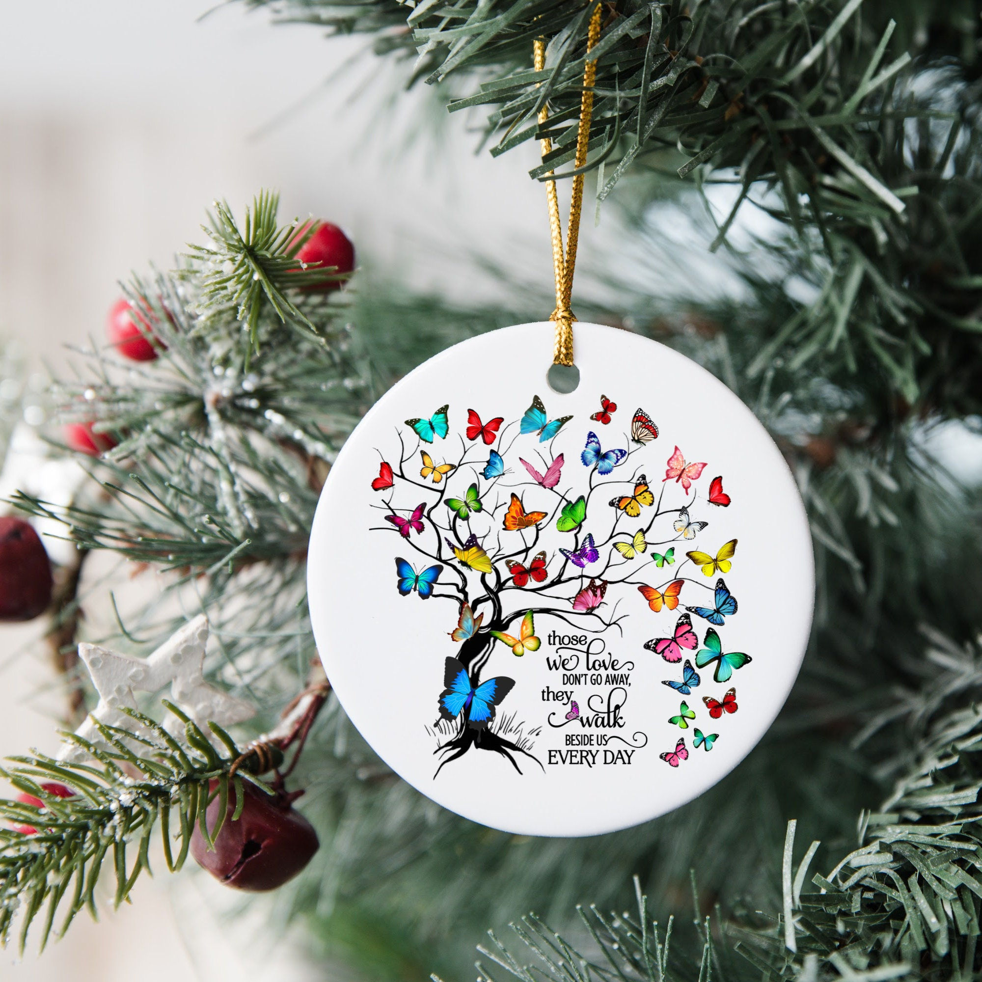 those We Love Memorial Christmas Ornament, First Christmas In Heaven, Sympathy, 