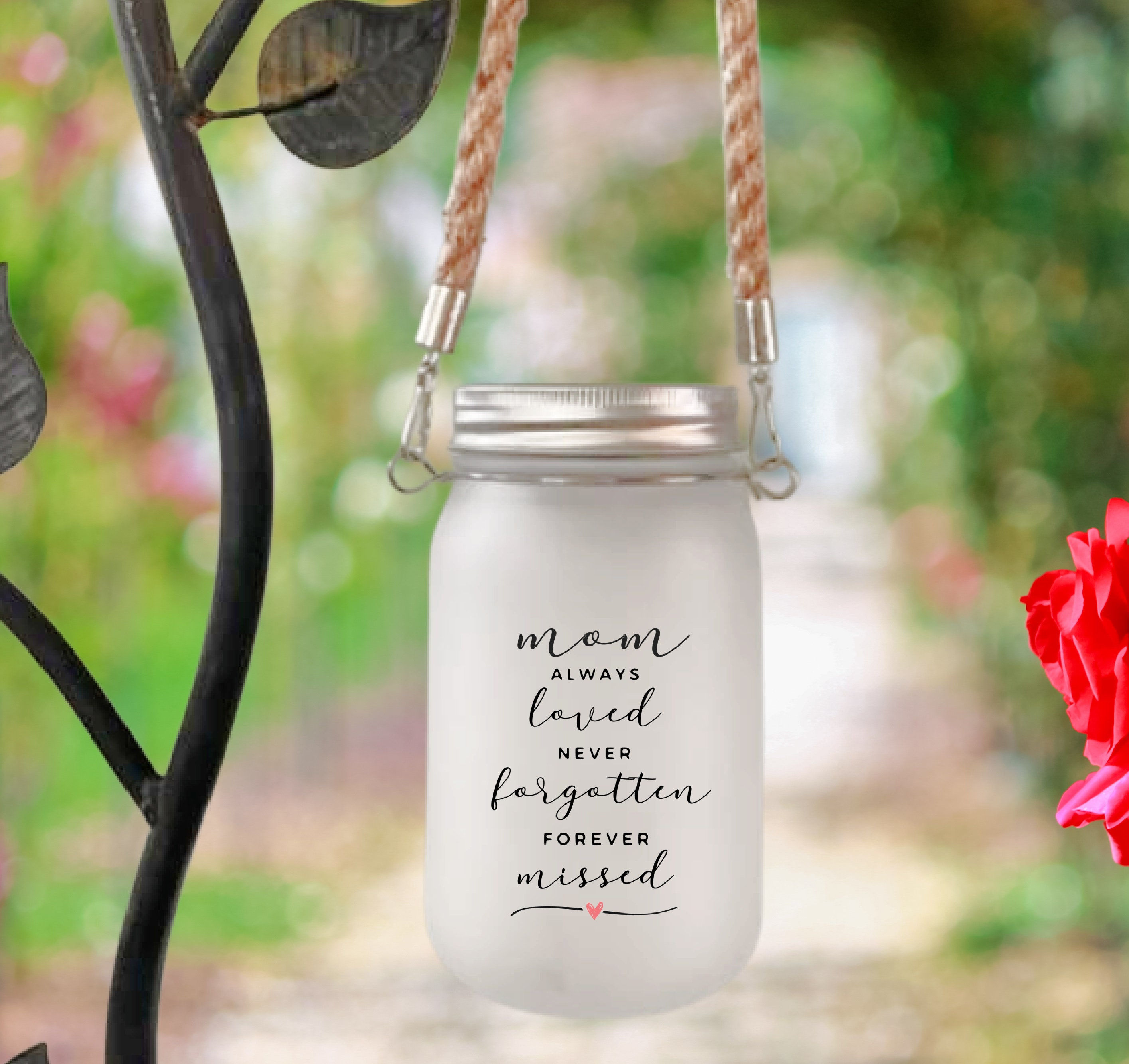 Loss of Mother, Loss of Parent, Grave Decoration, Sympathy Gift, Solar Light, Gr