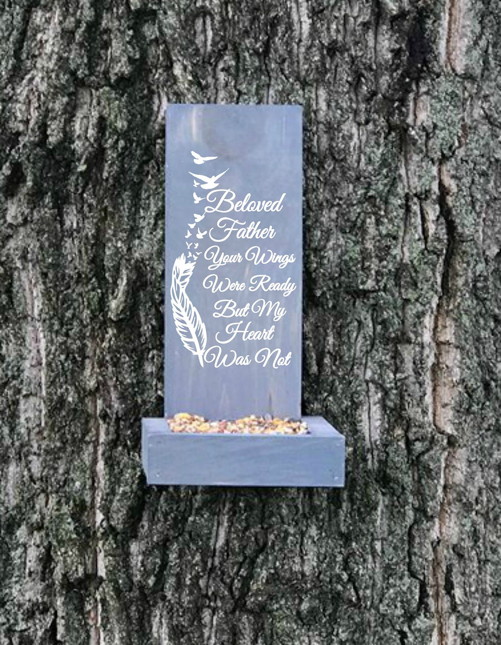 Thumbnail: Loss of Dad, Loss of Father, Sympathy Gift, Bird Feeder, Cardinal, Sympathy Bird
