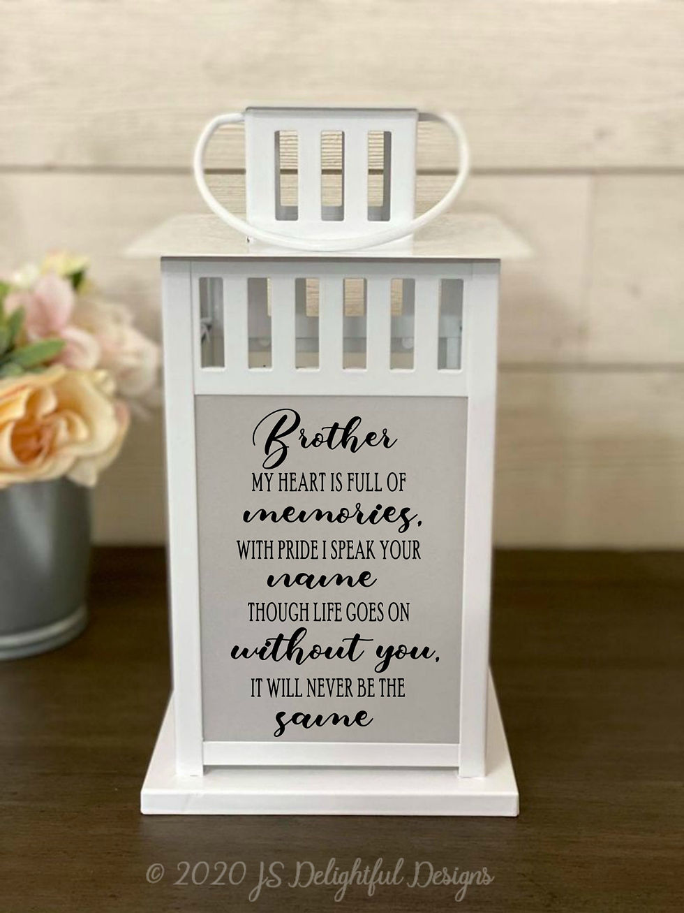 Thumbnail: Loss of Brother, Loss of sibling, Sympathy brother, Sympathy Gift, Heart is full