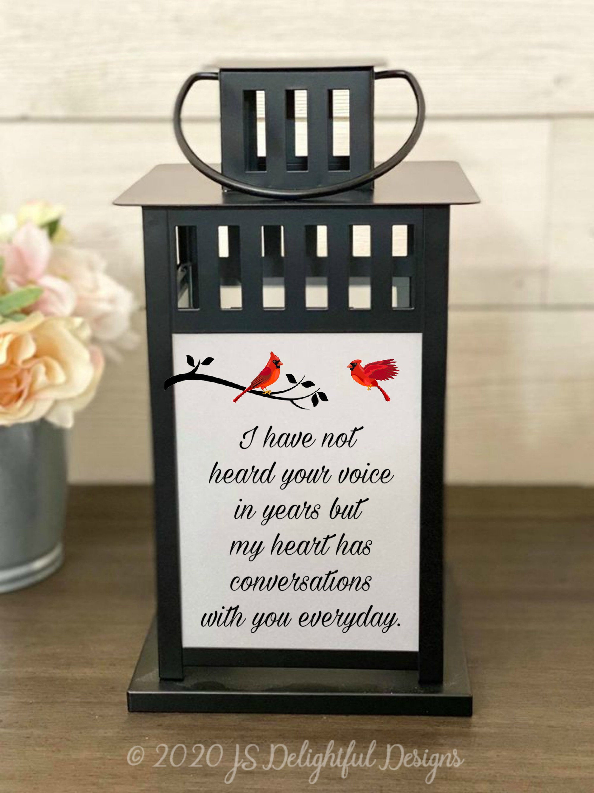 Sympathy Gift, Memorial lantern, Sympathy Gift, Memorial Candle, Photo lantern, 