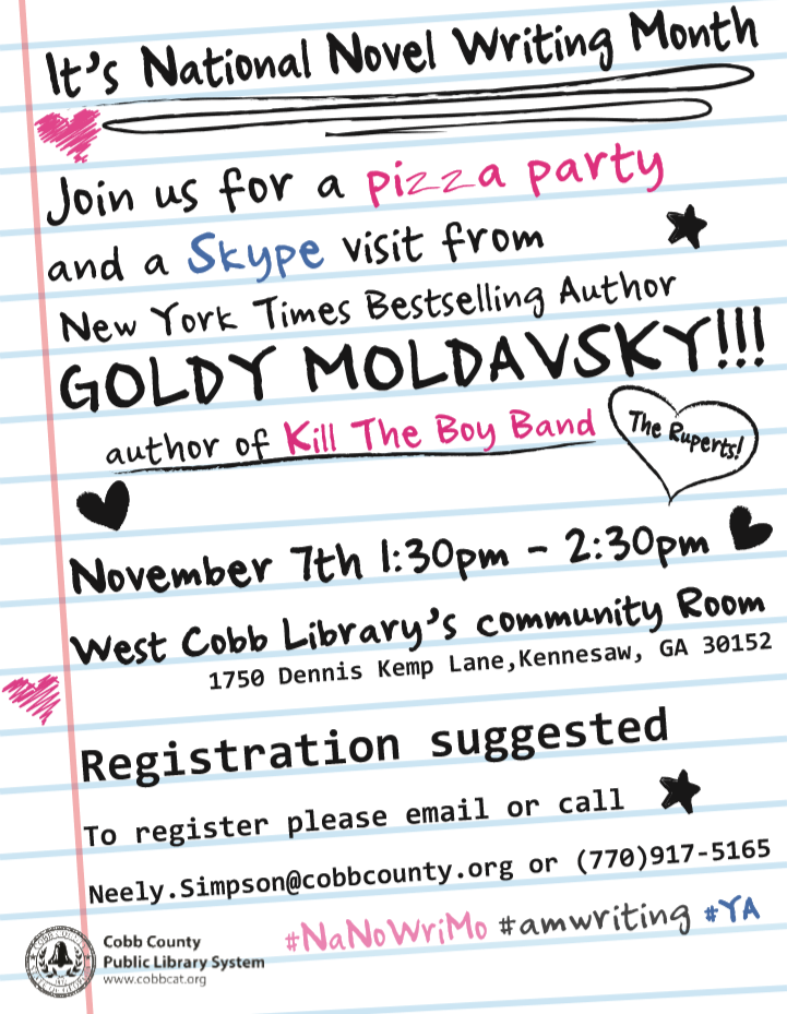 Flyer for Library Event