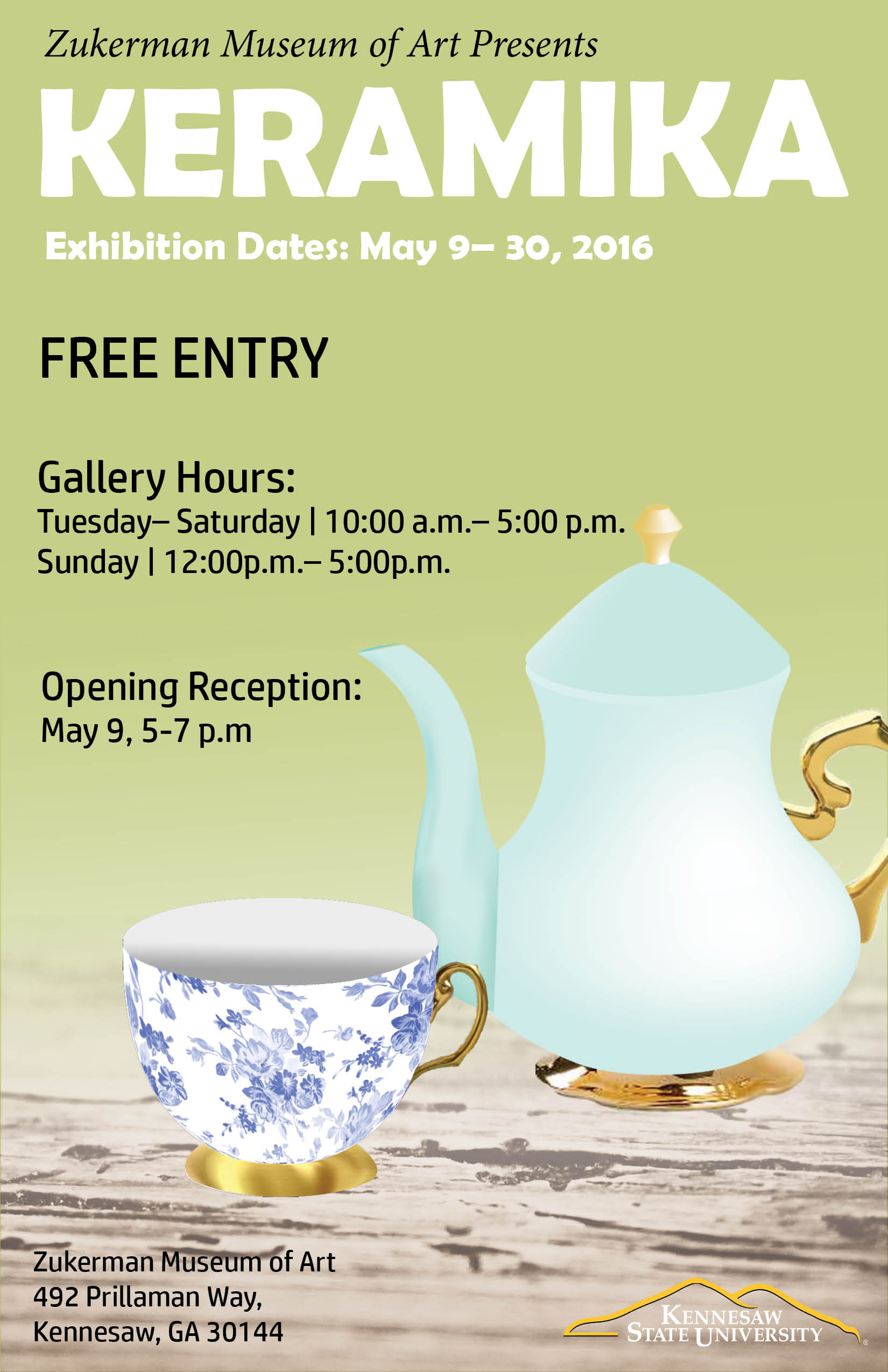Poster for Gallery Event