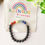 Thumbnail: Black Lava Seven Chakra Bracelet
