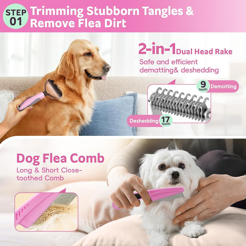 Thumbnail: 13-Piece Complete Pet Grooming & Bath Kit