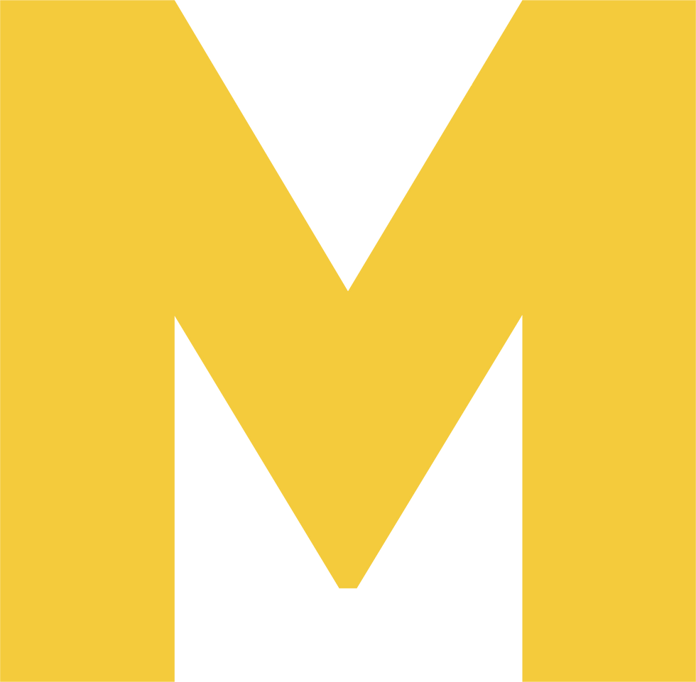 M de marketing, es un elemento del logo