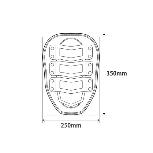 ENERGIAPURA バックプロテクター Sサイズ ENERGIAPURA バック