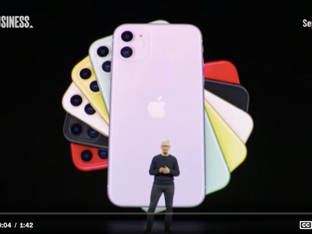 安くなったiPhone11.　
でも注目はAppleTV+が月額4.99 ドル