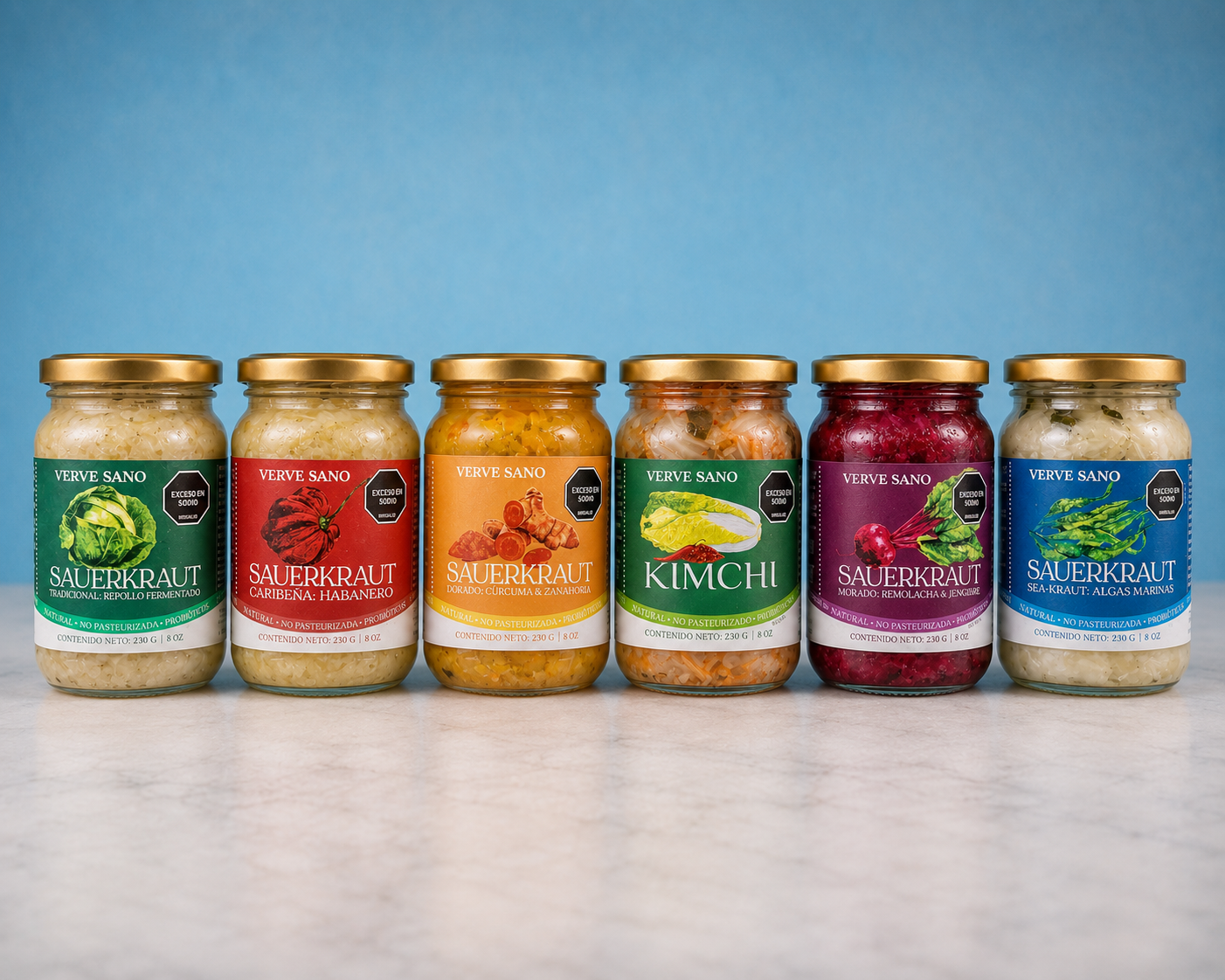 Combo de alimentos fermentados
