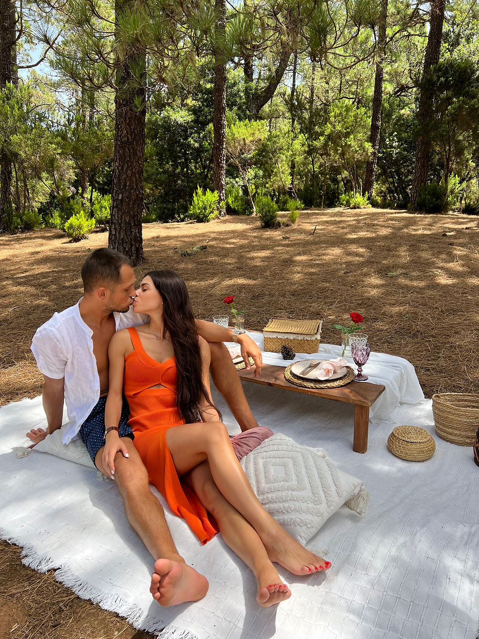 Фото сессия на Канарских островах в формате стильного пикника от PicnicCanary