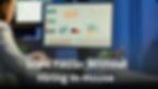 Person analyzing graphs and charts on a computer monitor. Office setting with potted plants. Text: "Scale Faster Without Hiring In-House."