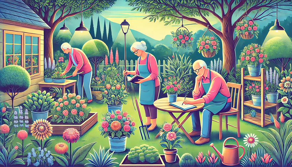 정원 가꾸기로 노년의 인지 능력 향상: 치매 예방 효과 입증 연구 결과