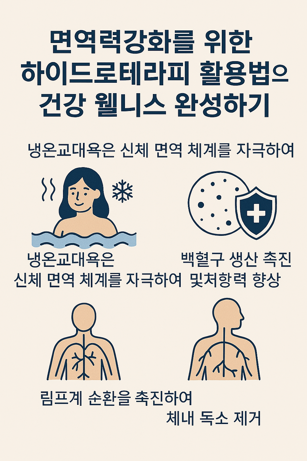 면역력강화를 위한 하이드로테라피 활용법으로 건강 웰니스 완성하기