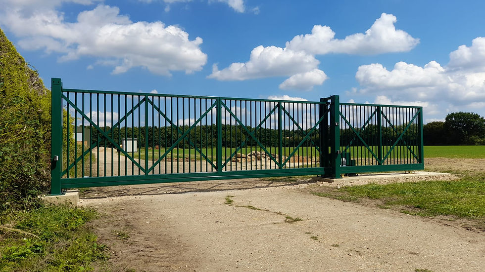 UK Industrial Gates Cantilever Gate