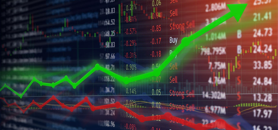 Investing and stock market concept gain and profits with faded candlestick charts..jpg
