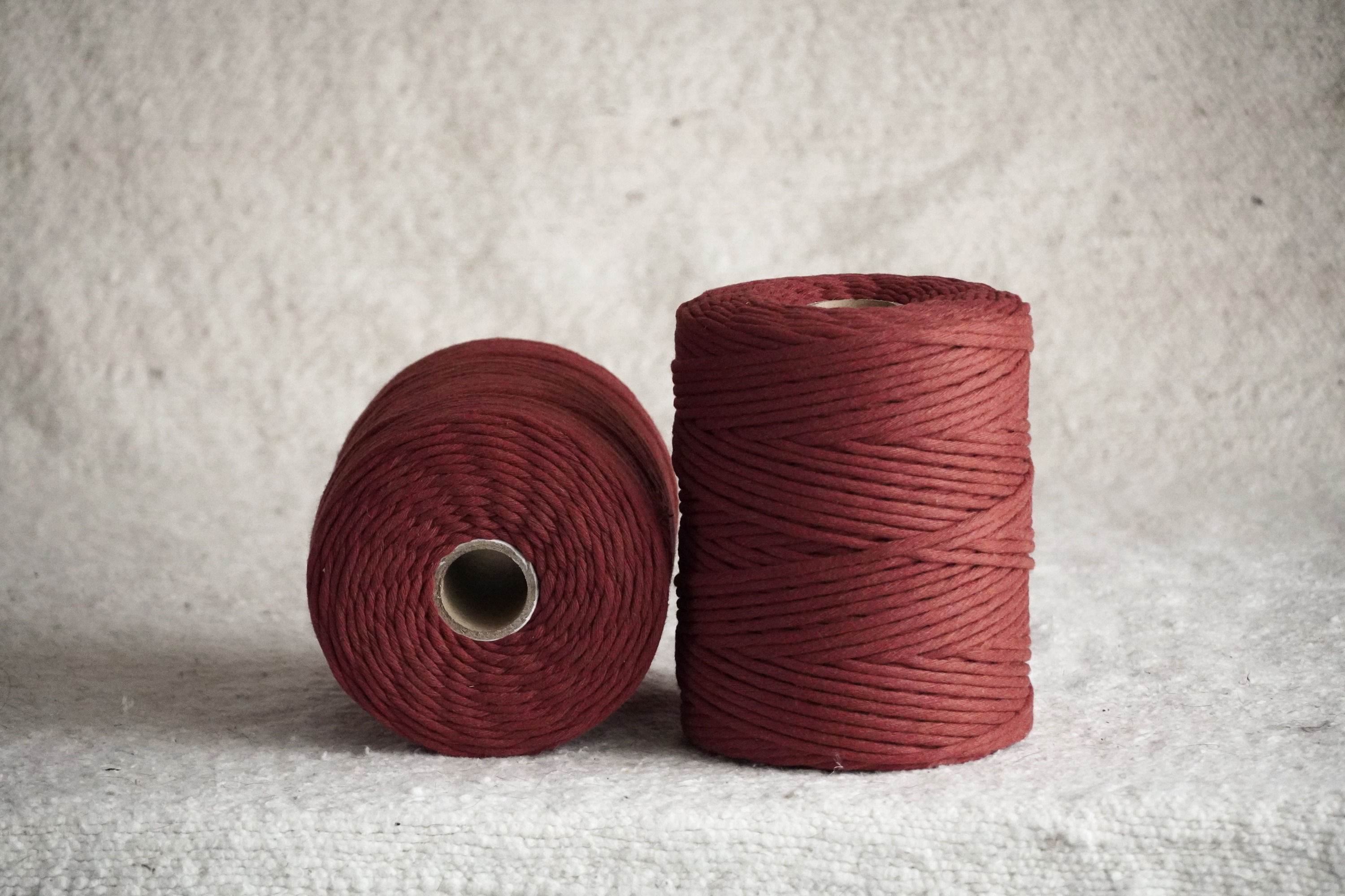 Recycled Cotton Single Twist 200m - Brick