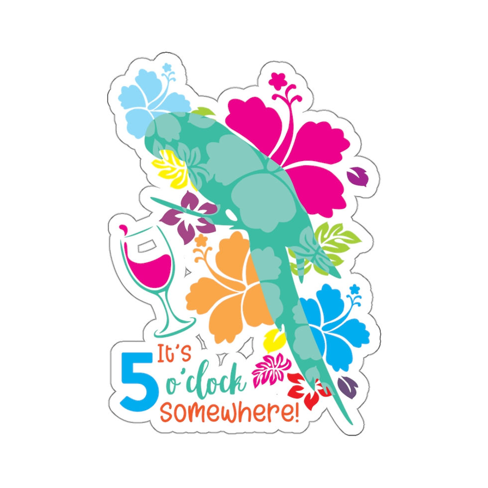 Thumbnail: Parrot Drink Decal