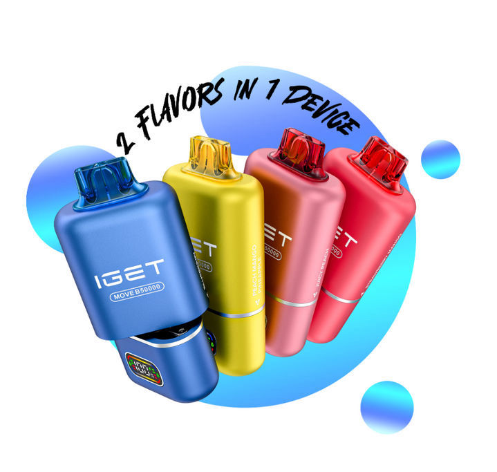IGET MOVE B50000 - 50k Puffs lemon, lime, and raspberry lemon