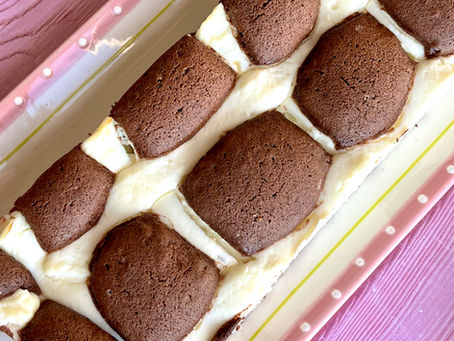 עוגת כריות שוקולד וגבינה