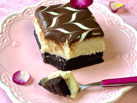 עוגת שוקולד וקרם סולת