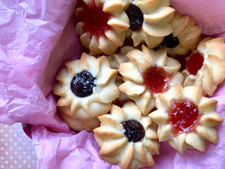 עוגיות פרח ריבה