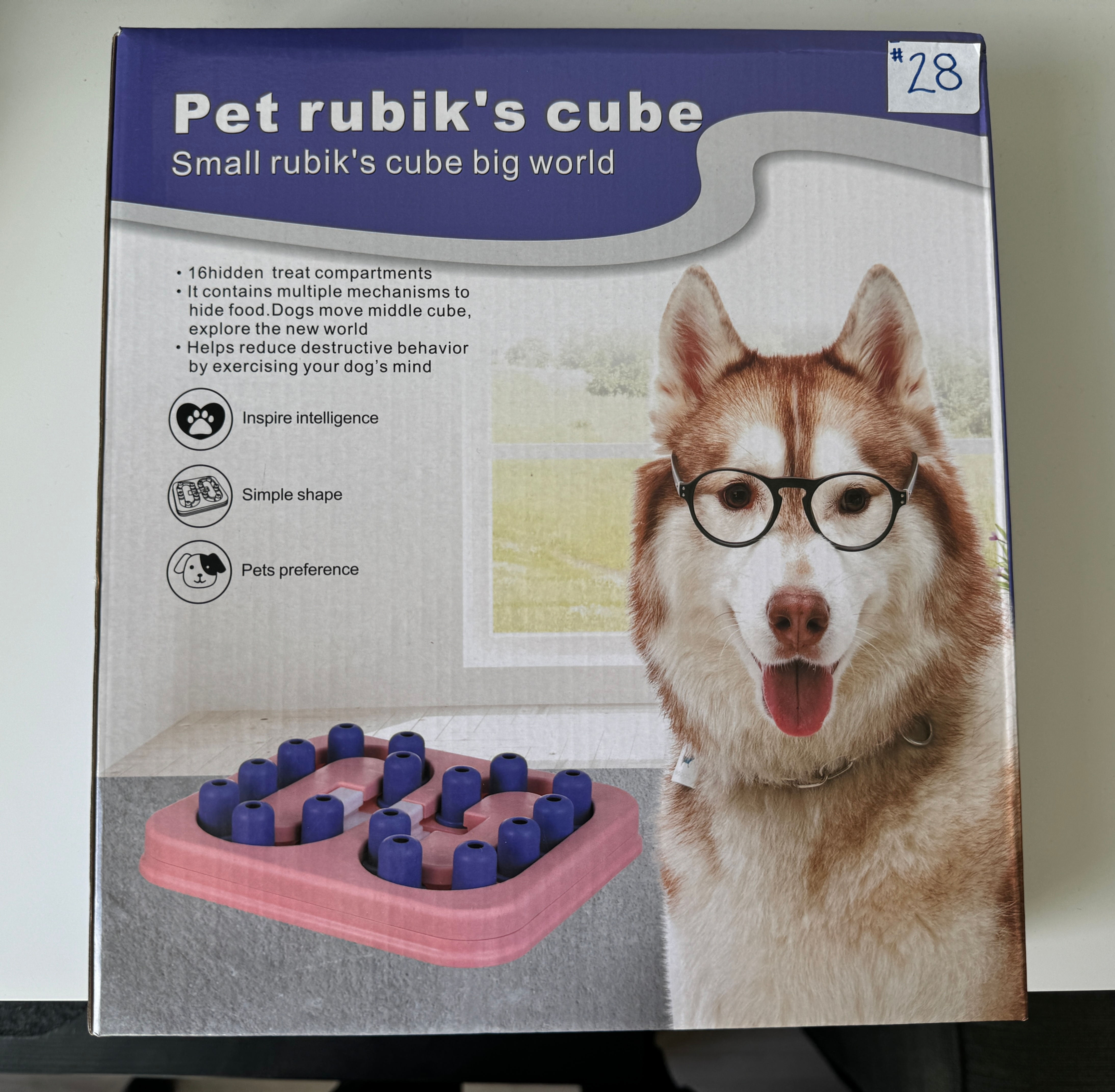 #28 Rubik's Cube Food Puzzle