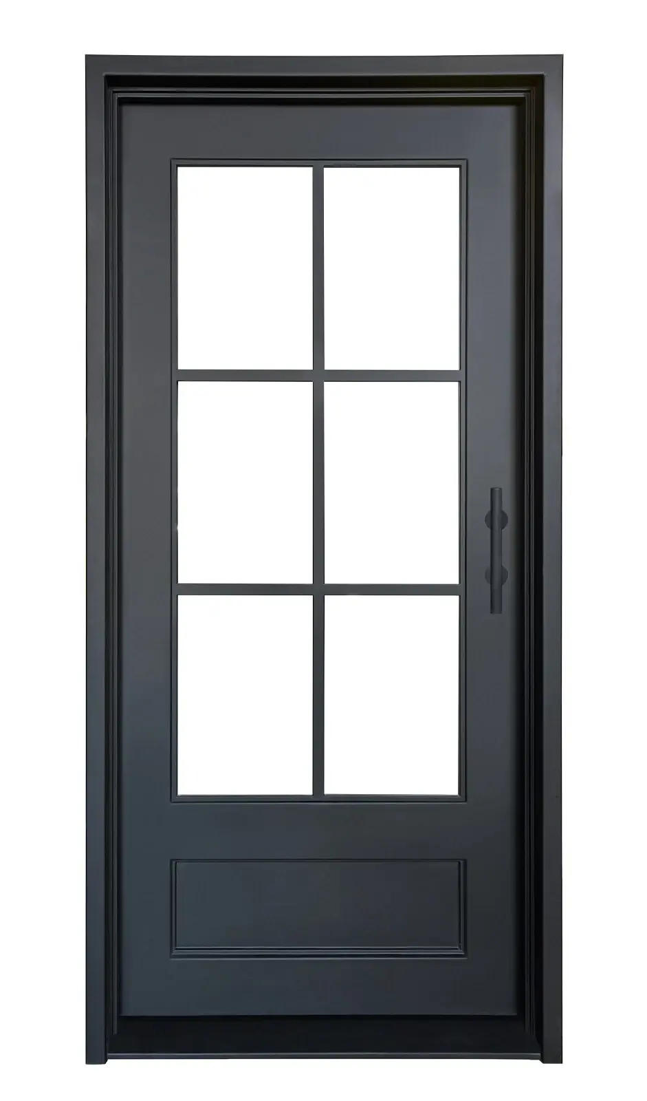 Thumbnail: Wrought Iron Single Entry Door | 36" x 96" | 3' x 8'