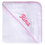 Thumbnail: Hooded Terry Towel with Pink Trim