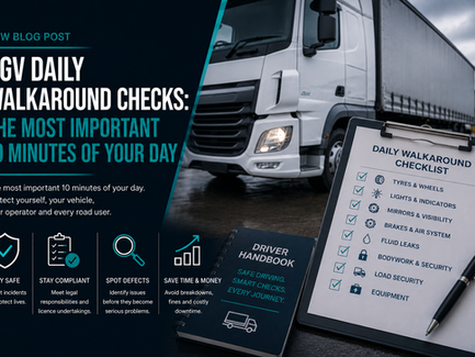 HGV Daily Walkaround Checks: The Most Important 10 Minutes of Your Day
