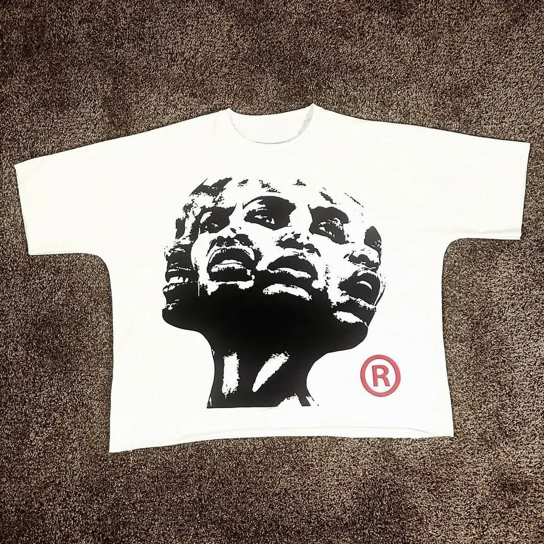 Boxy Tee - Face Fan
