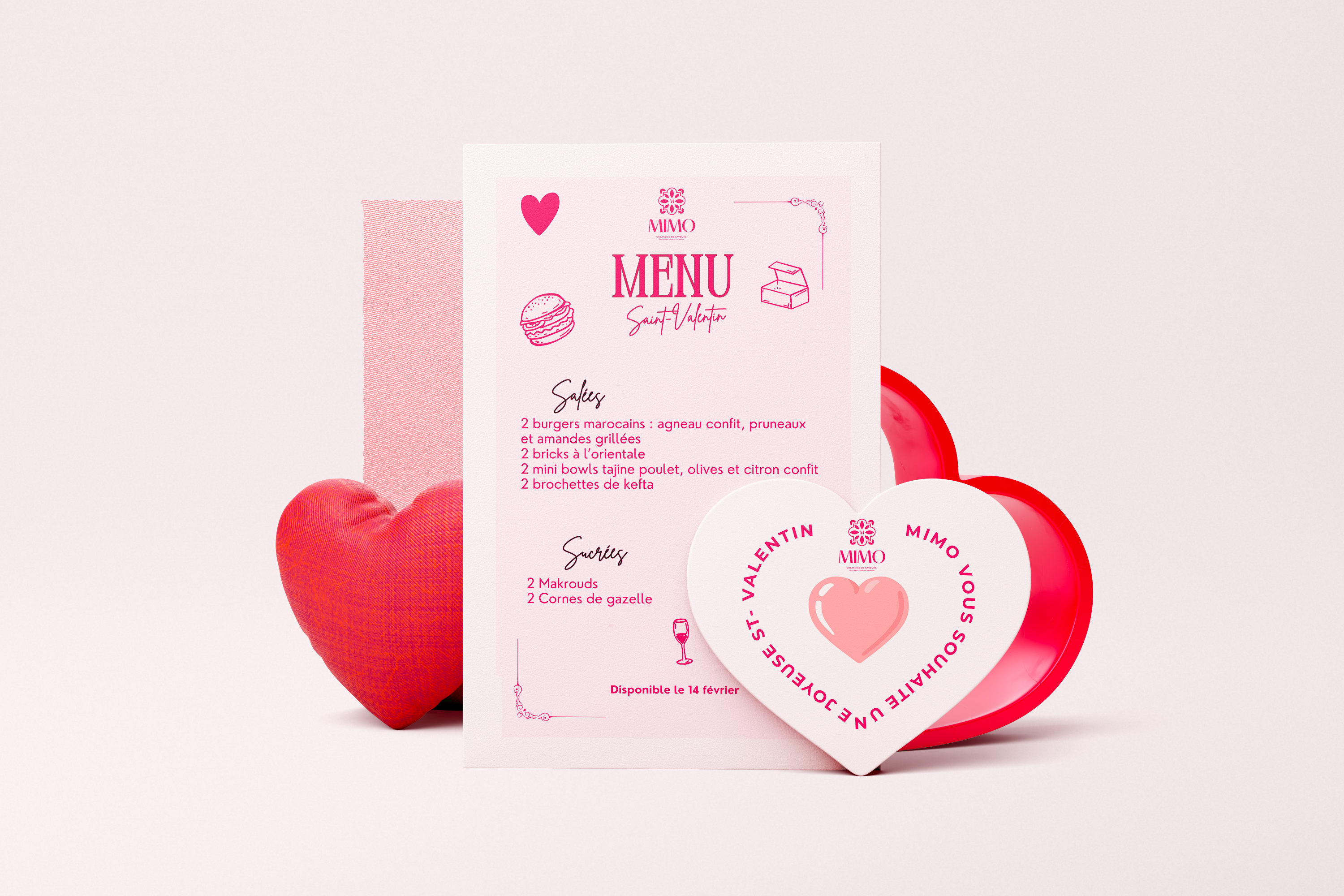 Arranged Food and Objects