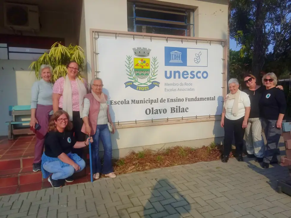 Educação Ambiental com biodigestor em Ivoti
