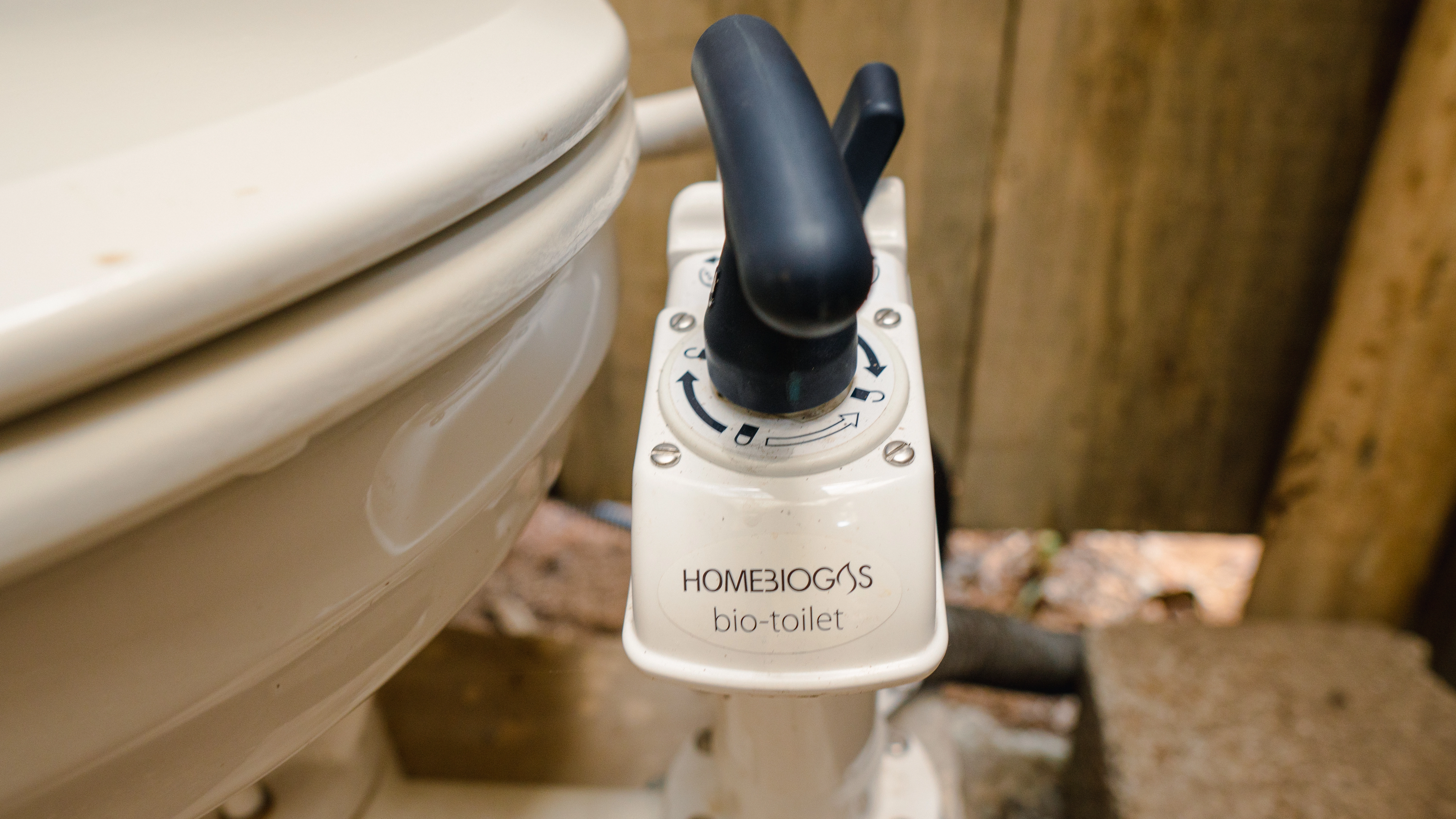 Descarga náutica do bio toilet