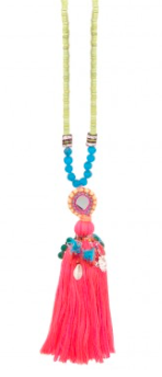 Theodosia Large Tassel Necklace
