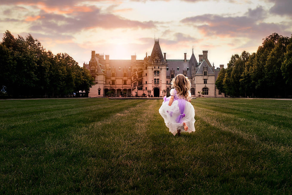 Valerie Eidson, Day Dream Photos, Asheville Family Photography, Biltmore Estate, Kids Photography, Magic of Childhood, Rapunzel Princess Dress