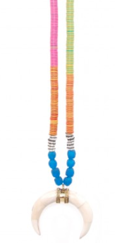 Theodosia Upside Down Horn Necklace