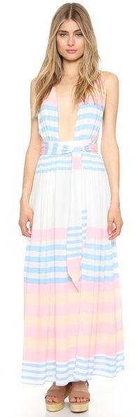 Mara Hoffman Field Stripe Maxi Dress