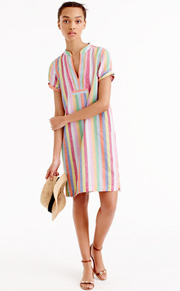 J Crew Candy Stripe Dress