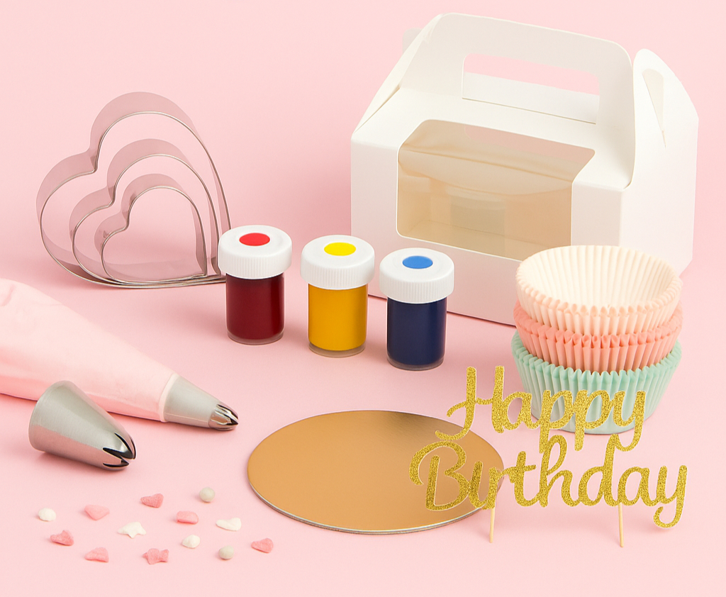 Arranged Food and Objects