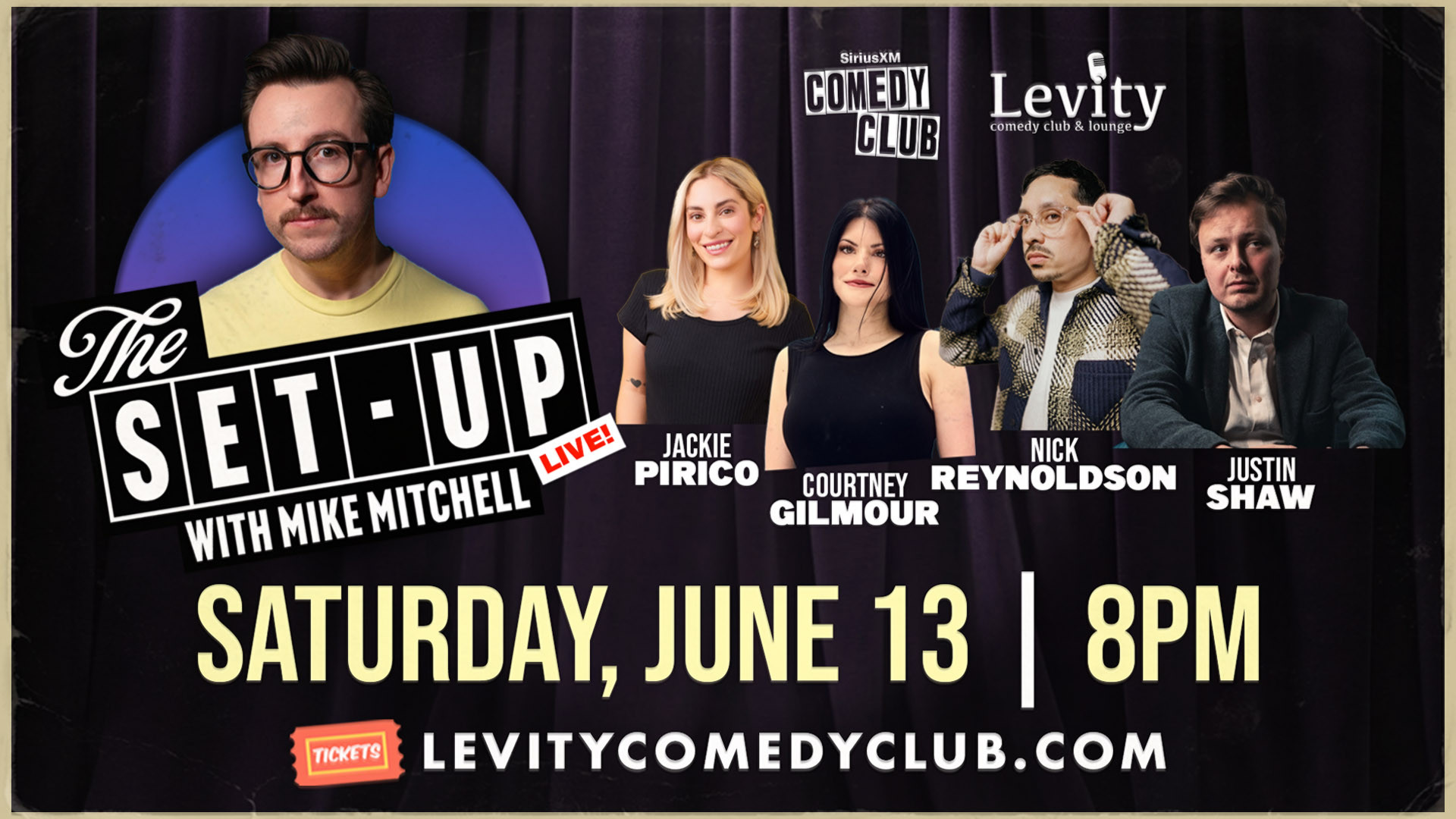 The Set-Up: Live / Saturday 8pm