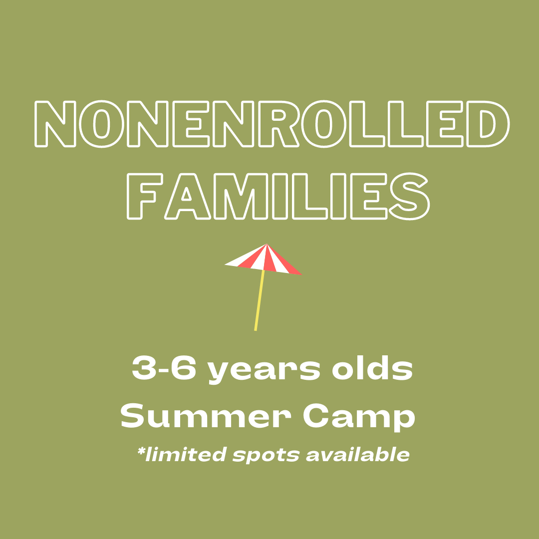 Summercamp: 3-6 years nonenrolled families
