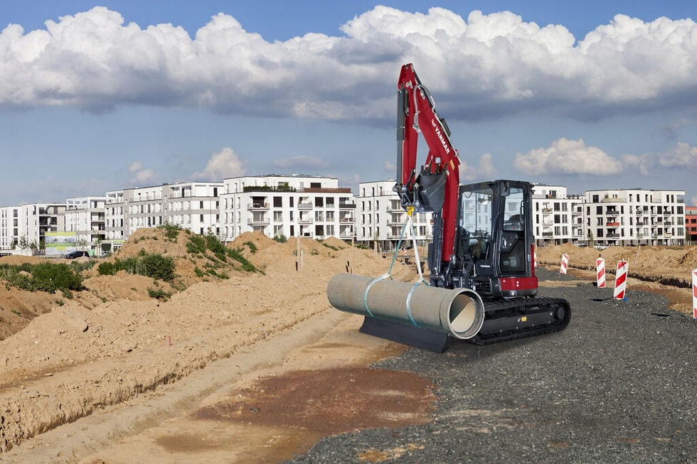 Miniaturbild: Minibagger Yanmar ViO50-6 gebraucht mit 14 Betriebsstunden und Zubehör in nahezu neuwertigem Zustand