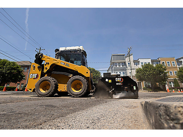 Miniaturbild: Mini-Radlader Caterpillar 260 | 8 Betriebsstunden | Quasi Neuwertig | Zubehör In