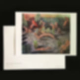 Fine Art large postcard print of 'Squirrel Olympics' by Ronald Bateman. A5
